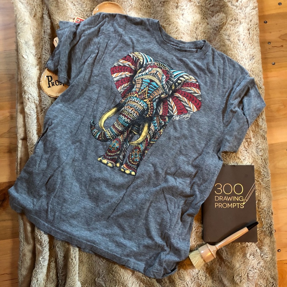 Riot society elephant men tee